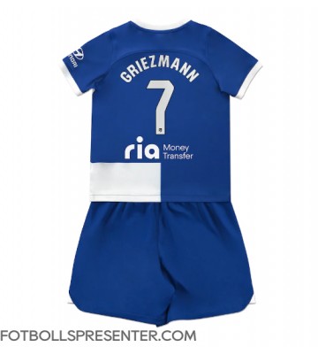 Atletico Madrid Antoine Griezmann #7 Bortatröja Barn 2023-24 Kortärmad (+ korta byxor)